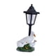 thumbnail image 4 of Estatuas de pato de jardín con lámpara solar decorativa Figuras decorativas de pato blanco 13x11x325cm, 4 of 7