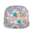 thumbnail image 2 of Haiem Colorful Cute Pig Classic Snapback Cap Flat Bill Hat Baseball Cap Adjustable Size Cotton Dad Hat, 2 of 9