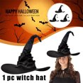 thumbnail image 1 of Pleated Witch Hat, Halloween Party Witch Hat, One Size, 1 of 7