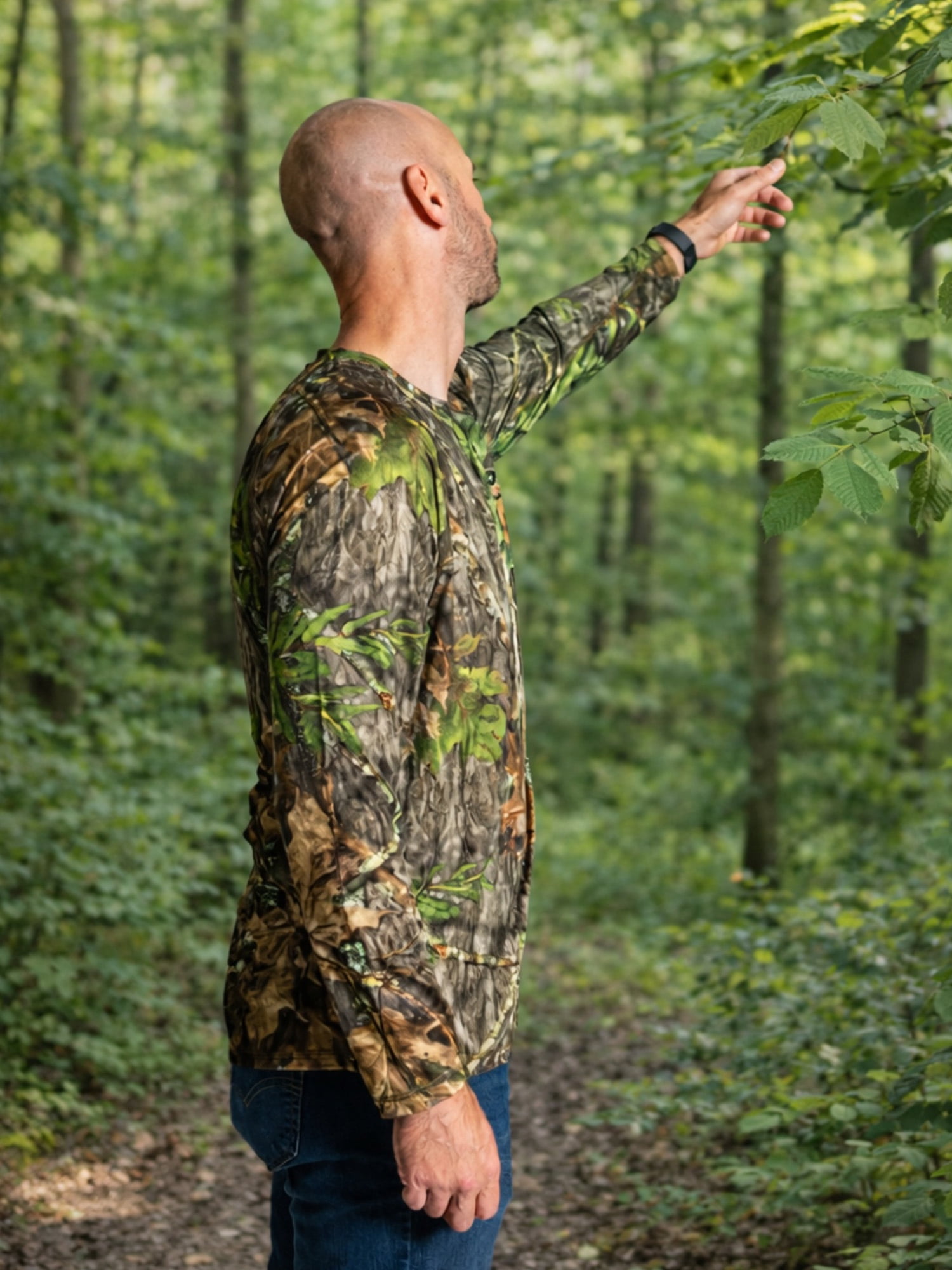Mossy Oak Men's Camo Tee Turkey Hunting Performance Shirt, Sizes S-3XL