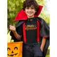 thumbnail image 2 of Happy Halloween! Candycorn Text T-Shirt Juniors -Image by Shutterstock,  Large, 2 of 4