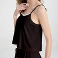 thumbnail image 4 of Cameland Mode Femmes Short Uni Combinaison Sans Manches Col Rond Sets, 4 of 7