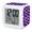 Indigo Violet Pearl Black Purple, variant on Cute Ghosts Halloween Digital Alarm Clock for Bedrooms, Smart LED Alarm Clock with 7 Color Changing Night Light, Black White Funny Art Silent Wake Up Clocks for Sleep Study Cooking 3.2"x3.2"