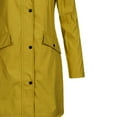 thumbnail image 4 of felwors Womens Rain Jacket with Hood Waterproof Light Weight Casual Raincoat with Pockets Zip Up Hiking Jackets Clothes Yellow, XXXXL, 4 of 4
