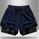 thumbnail image 4 of Pantalones de Pijama de los Hombres Sobredimensionados de Color Sólido Casual con Bolsillo Y Cordón, Comodidad Ligera para Ropa de Dormir Y Uso de Salón, 4 of 6