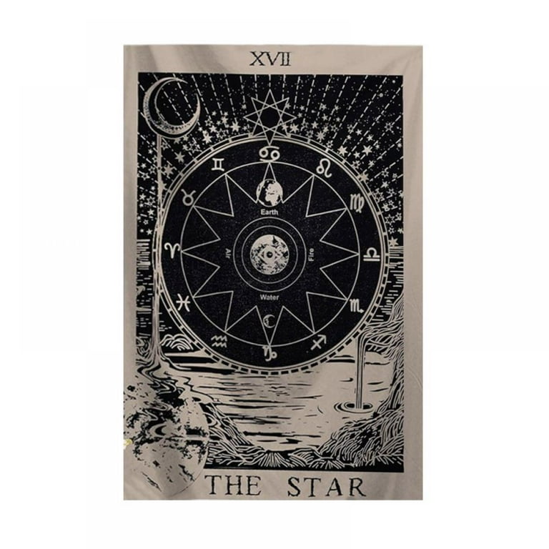 Tarot Tapestries with Rustproof Grommets Seamless Nails The Sun