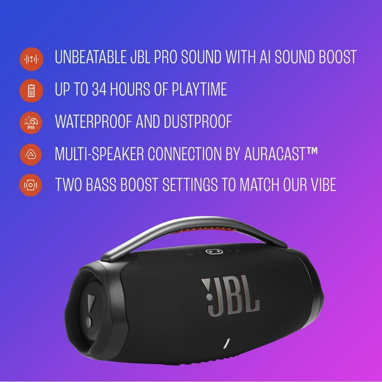 JBL Boombox 4 - Most powerful JBL portable waterproof speaker with