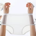 thumbnail image 6 of Transparent Panties for Women See Through Mesh Sheer Underwear Seamless Mid Rise Thin Briefs, 6 of 8