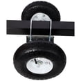 thumbnail image 6 of Dual Gate Wheel 10" Pneumatic Tires, Heavy Duty for Driveway Chain Link Fence, Gate Supporter Wheel Caster for Metal Tube Gates, Gate Helper Wheel for Swing Sliding Gate, 300lb, 6 of 12