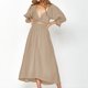 thumbnail image 1 of Vestido de una línea para damas Vestido suelto de cintura alta Suéter informal Vestido de viaje diario Hugtrwg Para estrenar, 1 of 9