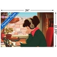 thumbnail image 3 of Lofi Girl - Relax and Study Wall Poster with Pushpins, 22.375" x 34", 3 of 5