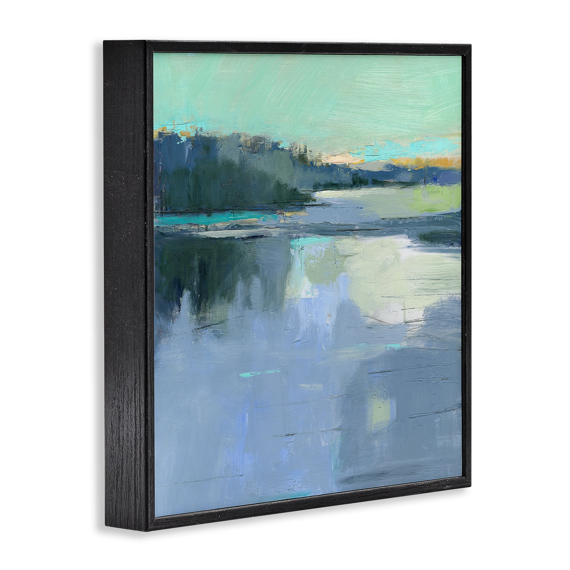 Stupell Industries Brave Boat Harbor Black Framed Giclee Art, design by Kathleen Robbins