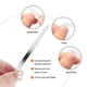 thumbnail image 3 of Dinheiro Juego de empujador de cutículas de vidrio removedor de cutículas Lima de uñas de vidrio Herramientas de pedicura de manicura de doble punta para el cuidado de uñas y cutículasNegro, 3 of 6