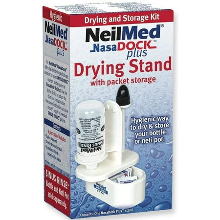 NeilMed Sinus Rinse Nasa Dock Plus Drying & Packet Storage Kit, 5-Pack