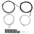 thumbnail image 5 of Mobutofu Mountain Bike Cables 1Set Black PVC Steel Wire Universal Brake Cables Kit For Cyclists, 5 of 8