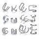 thumbnail image 2 of Pendientes Punk Ear, Cuff Clip Sin Piercing Cross Clip, Pendientes, F, 2 of 5