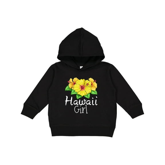 Inktastic Hawaii Girl Hibiscus Flowers Toddler Hoodie