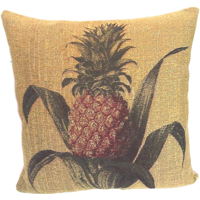 Corona Decor French Woven Pineapple Feather And Down Filled