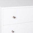 VEIKOUS Oversized 5 Dresser Chest of Drawers for Bedroom Storage, Off