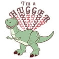 thumbnail image 2 of Junior's Toy Story Rex I'm A Hugger Hearts  Graphic Tee White Medium, 2 of 3
