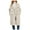 White(Trending), variant on Pea Coat for Women Cocoon Straight Double Breasted Wool Coat Business Midi Long Winter Thrench Coat,L,Black