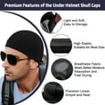 thumbnail image 4 of RoamRider Cooling Skull Cap Helmet Liner Sweat Wicking Cycling Running Hat for Men Women, 4 of 10