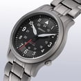 thumbnail image 3 of BERNY Titanium Watches for Men, Japanese Quartz Movement Men's Field Watch, 5ATM Waterproof Military Wristwatch for Men, Analog Sport Watches with Super Luminous, Black, 3 of 14