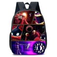 thumbnail image 1 of Doors Roblox figura Escape de la puerta mochila escolar estudiantes de escuela primaria y secundaria mochila de Anime de dibujos animados bolso de hombro, 1 of 4