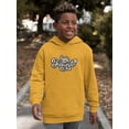 thumbnail image 2 of Buon Ferragosto Curvy Text Hoodie Juniors -Image by Shutterstock,  Small, 2 of 4