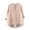 Beige, variant on ManxiVoo Breathable Linen Blouse for Women Long Sleeve V Neck Shirt with Front Pockets Casual Chic Style M Size Green
