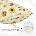 thumbnail image 5 of Bixox Watercolor Bee Honey Printed Pillow Protector,Super Soft Ideal for Home,Guests,Rentals - 20"x30", 5 of 8