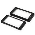 thumbnail image 4 of kurtrusly Curved Humbucker Pickups Frames Mounting Rings for LP Electric Guitar Black, 4 of 9