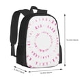 thumbnail image 2 of Balery Breast Cancer Awareness (4) Backpack for Men and Women - Durable 600D Oxford Cloth -Large Capacity, Water-Resistant School, Travel, and Hiking Bag, 2 of 9