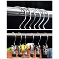 thumbnail image 4 of Bearachild 10 piezas interior exterior Metal ropa titular Clip surtido ropa interior calcetines medias gancho Clips surtido Kit perchas Almacenamiento y organización del hogar Bearachild HA071435-00B, 4 of 6
