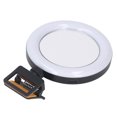 thumbnail image 4 of Selfie Ring Light Clip On Phone Ring Light with Mirror 3 Colors Adjustable 5 Level Brightness USB Charging Video Fill Light, 4 of 8