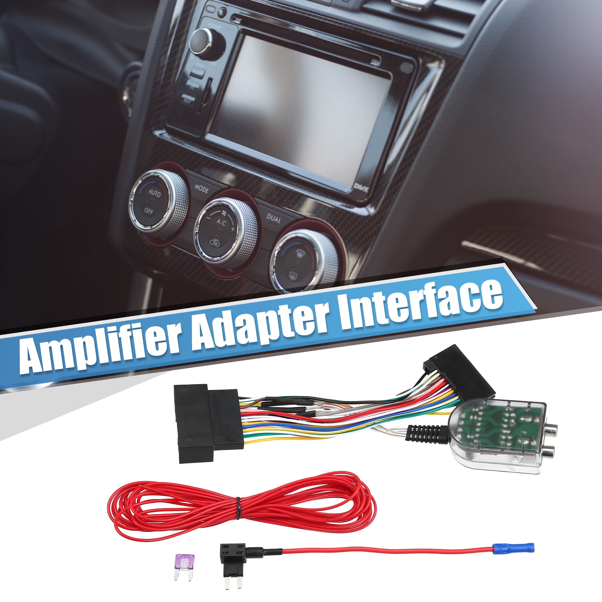 Unique Bargains Car Amplifier Adapter Interface for Ford 2011-2018 Extension Wire