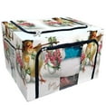 thumbnail image 1 of EREHome vintage Easter greeting card circa 1910 Storage Bag Clear Window Storage Bins Boxes Large Capacity Foldable Stackable Organizer With Steel Metal Frame For Bedding,Clothes,Closets, Bedrooms, 1 of 3