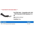 thumbnail image 2 of Fuel Filler Neck - Compatible with 1992 - 1999 Chevrolet K1500 Suburban 5.7L V8 - Spectra Premium, 2 of 2