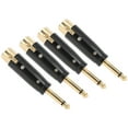 thumbnail image 1 of Adaptador De Audio XLR, Adaptador De Audio XLR De Metal Chapado En Oro Adaptador XLR Para Micrófonos Para Batería Electrónica, 1 of 8