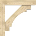 thumbnail image 3 of Ekena Millwork 8"W x 44"D x 44"H Merced Block Rough Sawn Bracket w/ Offset Brace, Douglas Fir, 3 of 25