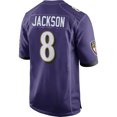 Men's Baltimore_Raven_s No.8 Lamar_Jackson Player Apparel American