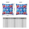 thumbnail image 6 of Wukai Bright Flowers Premium Polyester Fleece Pillow Covers with Hidden Zipper Closure,Luxuriously Soft and Durable-26"x26", 6 of 7