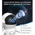thumbnail image 6 of Aukfa Astronaut Galaxy Projector 13-in-1 Ultra Clear Planetarium Star Projector with Rocket Night Light for Kids & Adults, Bedroom Ceiling Space Decor, 6 of 8