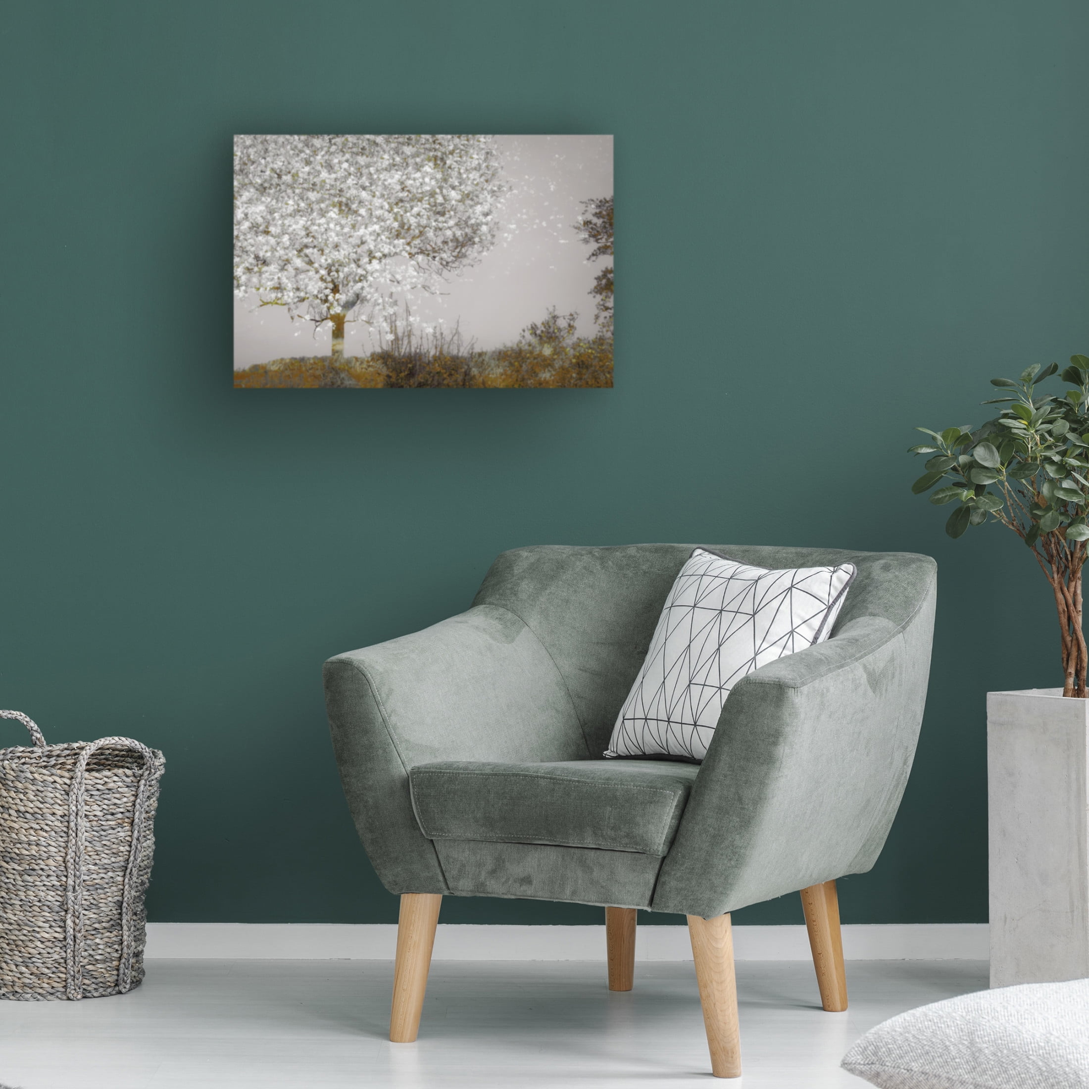 Canvas Wall Art - Hari Sulistiawan 'Fruit Tree' Wall Art for Living Room, Bedroom, or Office Décor by Trademark Fine Art - 19 x 12 Inches