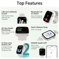thumbnail image 2 of HONOR Choice Watch 2i - Reloj Inteligente con Llamadas por Bluetooth, 1,85 Pulgadas, AMOLED de 14 días, Spo2, 1 ATM, IP68, Color Blanco, 2 of 5