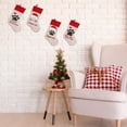 thumbnail image 5 of Overfox New Year Christmas Santa Claus Stockings Xmas Tree Hanging Decoration Cute Cat Paws Kids Adults Gifts Bags Desserts Holders, 5 of 5