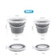 thumbnail image 4 of Cubos De Silicona Plegable Pesca Lavado De Autos Acampar Al Aire Libre Suministros De Baño Gran Capacidad? Lavado De Autos Pesca Al Aire Libre Baño Redondo Cubo De Cocina Yuarrent OD010137-04, 4 of 5