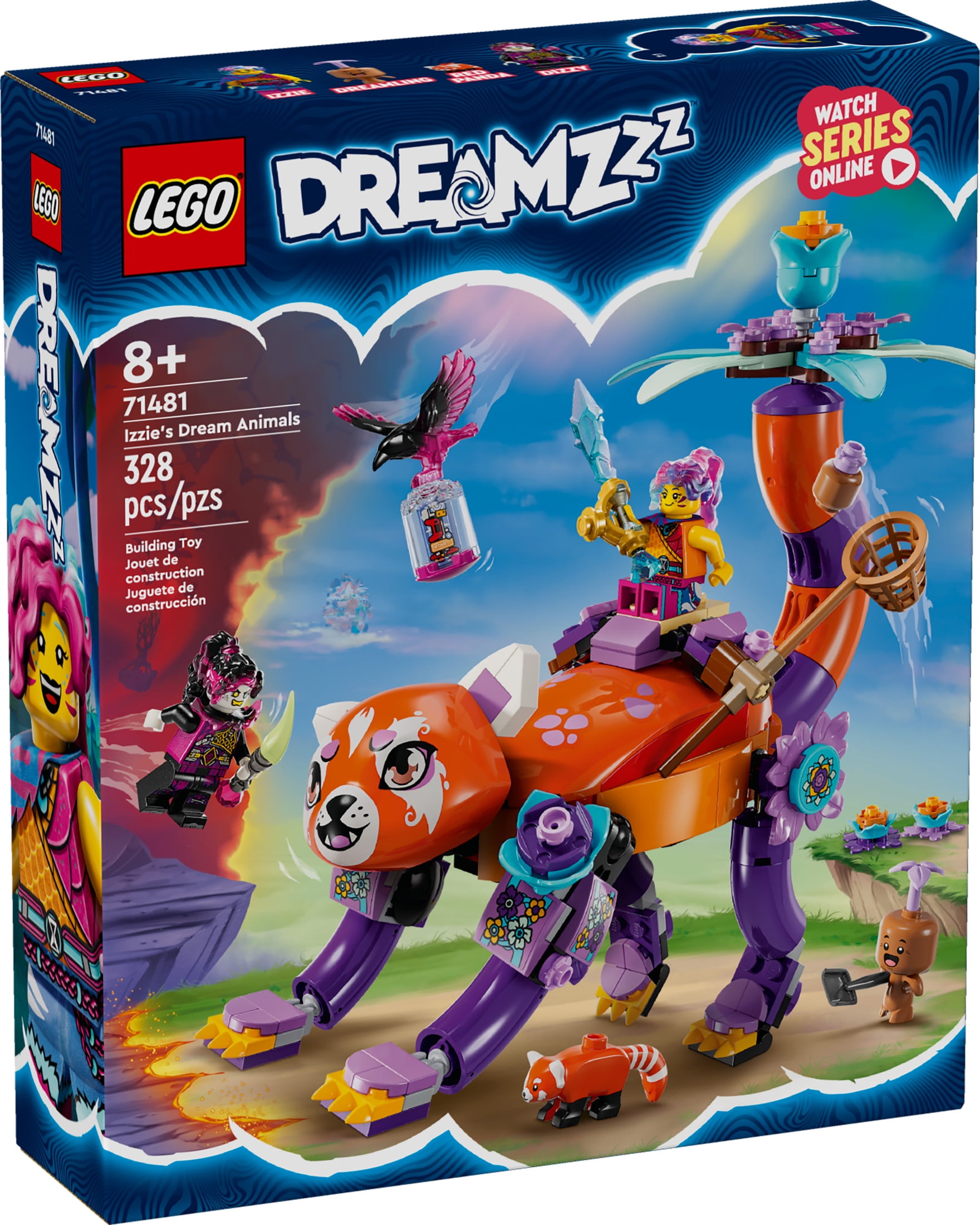 LEGO DREAMZzz Izzie's Dream Animals Toy Set with Minifigures
