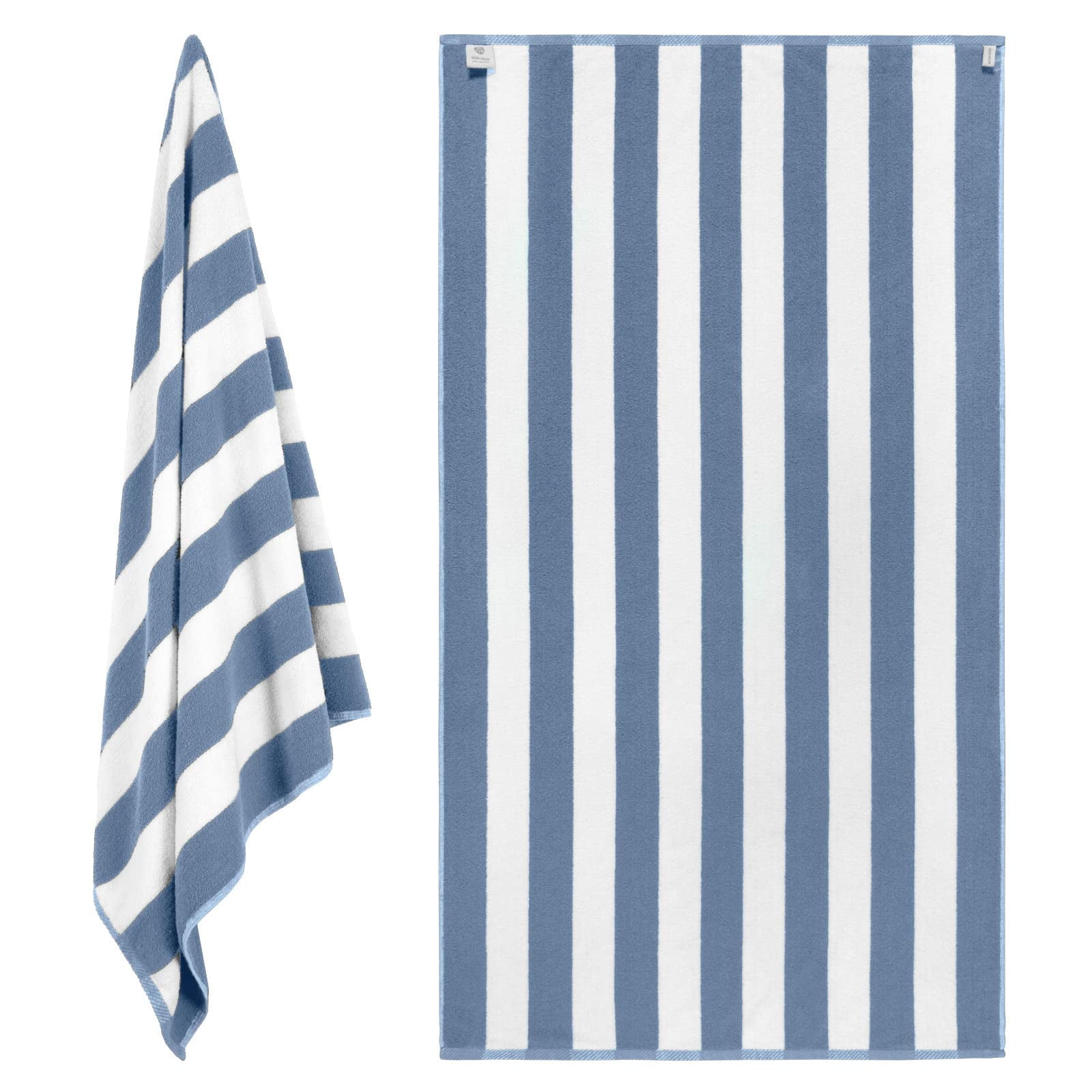 White Blue Classic Beach Towels Oversized Cabana Stripe Cotton Bath Hand  Towel Large Luxury Plush Thick Hotel Swim Pool Towels - Towel/towel Set -  AliExpress
