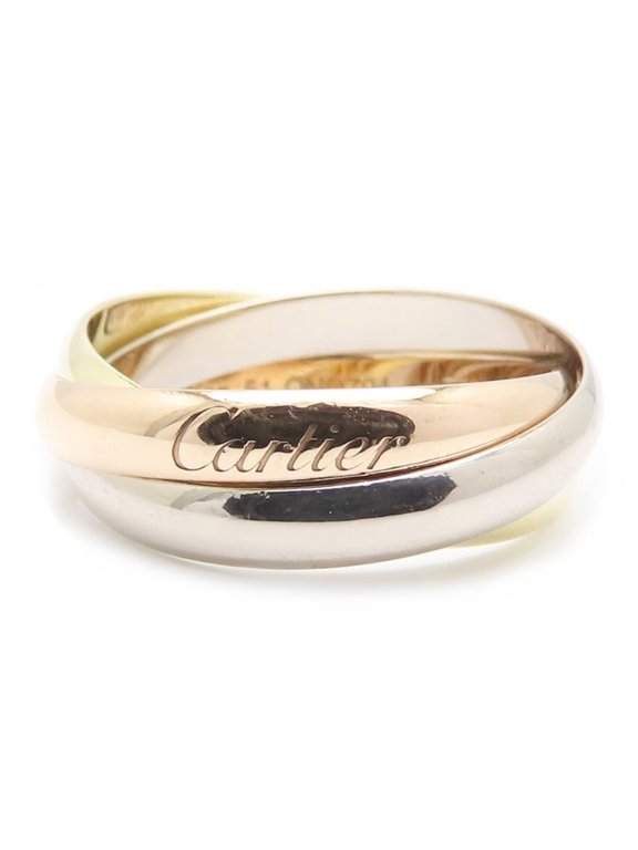 Pre-Owned CARTIER Trinity SM Ring, Size #51, 18K Gold, Women's, Item No. 296060